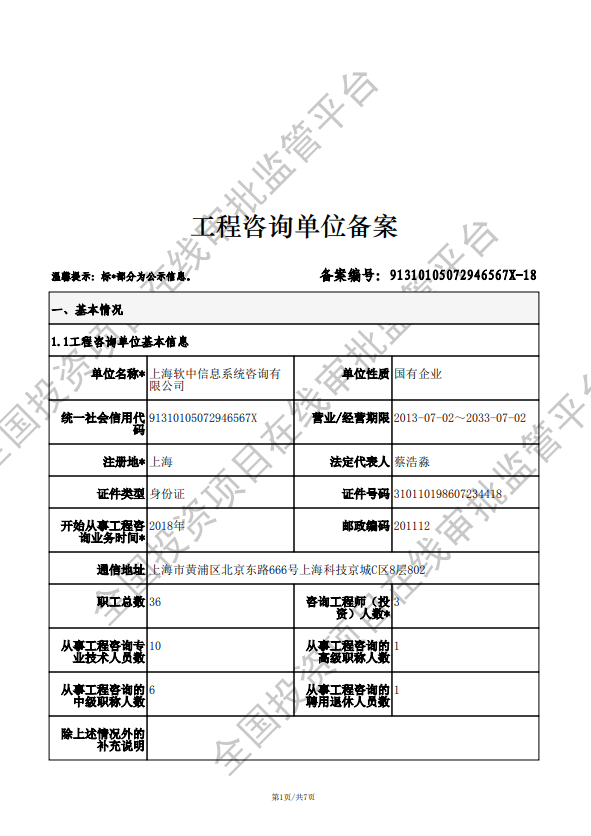 工程咨询资质